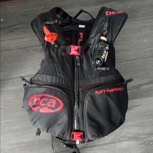 BCA MTNPro Black Vest Avalanche Airbag Pack